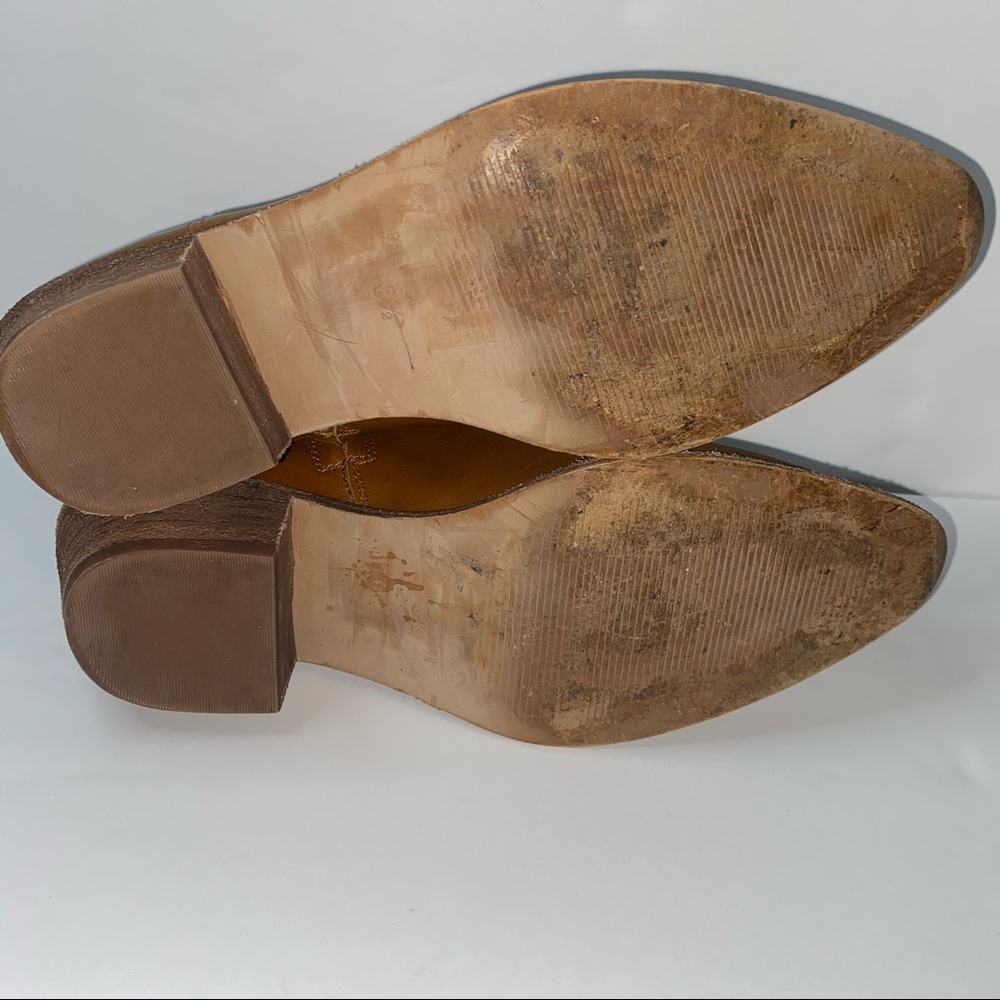 Madewell The Charley Western Bootie in Leather K5307 - Picture 9 of 11
